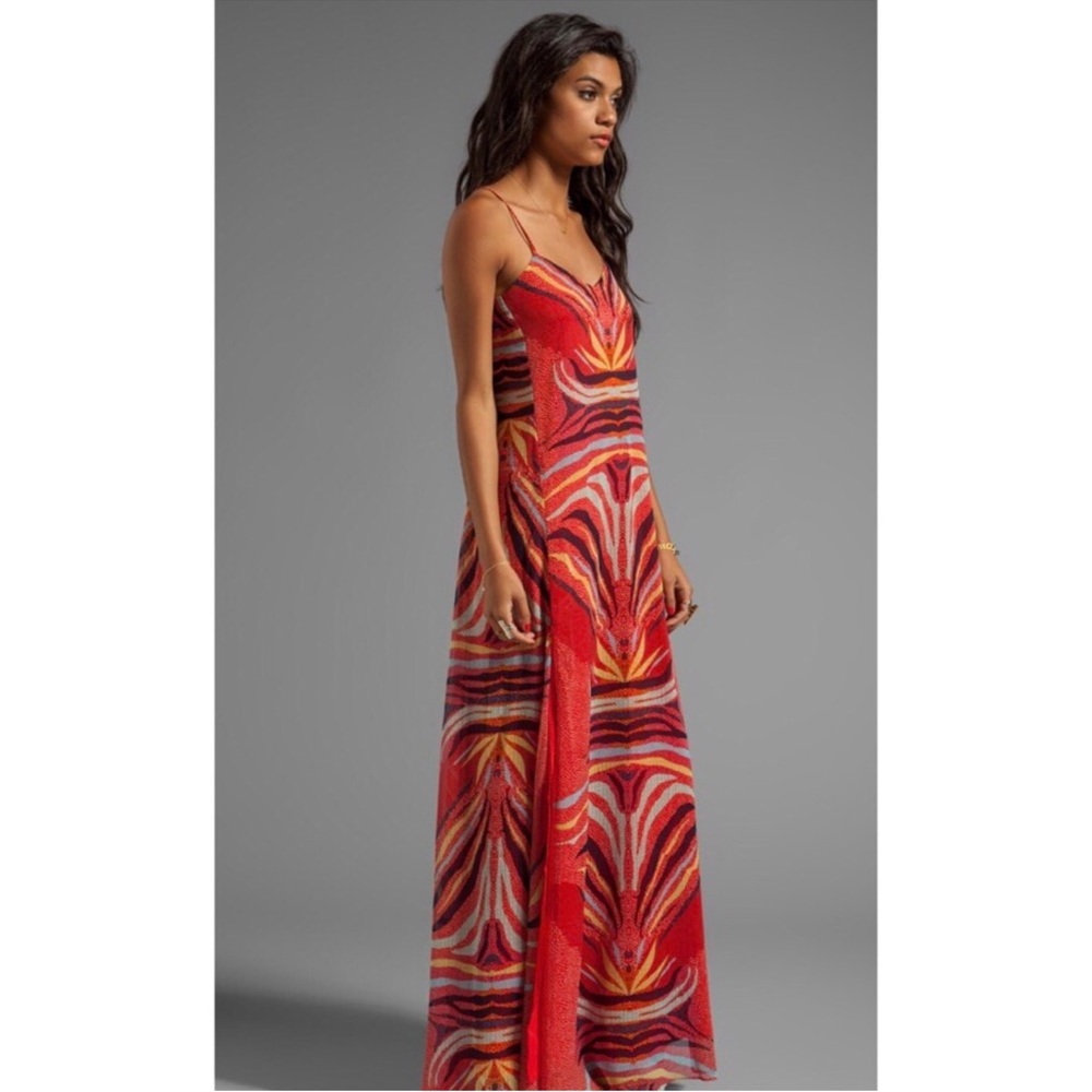 Mara Hoffman Red Phoenix Maxi dress Small